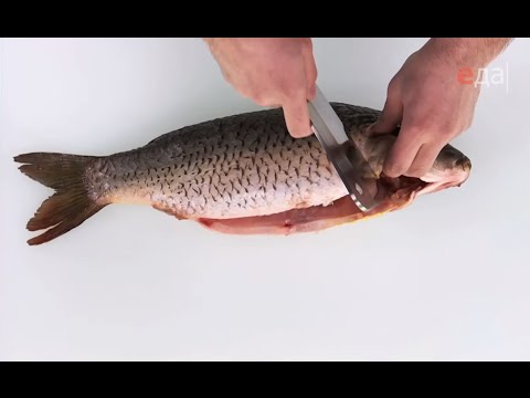 How to clean river fish from scales and mucus