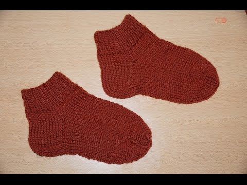 How to knit socks and crochet - tips and video examples