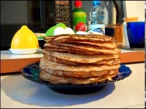 Recettes de crêpes minces et épaisses de kéfir