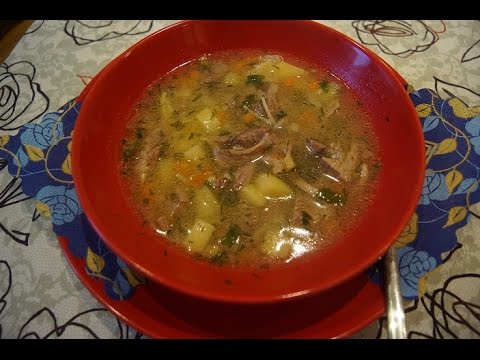 Recettes de soupes: kharcho, poulet, dinde, champignons