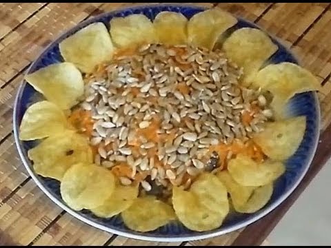 Salata od suncokreta s čipsom - 6 recepata