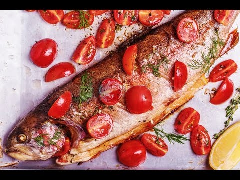 How to cook trout in the oven - 11 step by step recipes