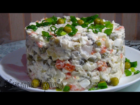 How to make Olivier salad - 12 step-by-step recipes