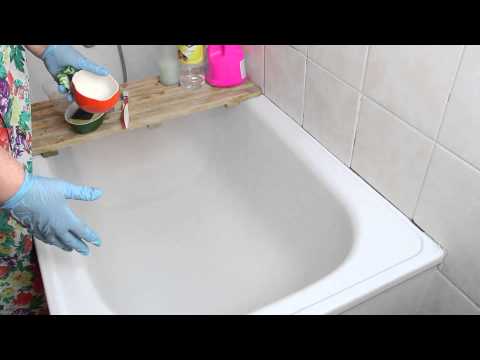 How to clean a bath at home