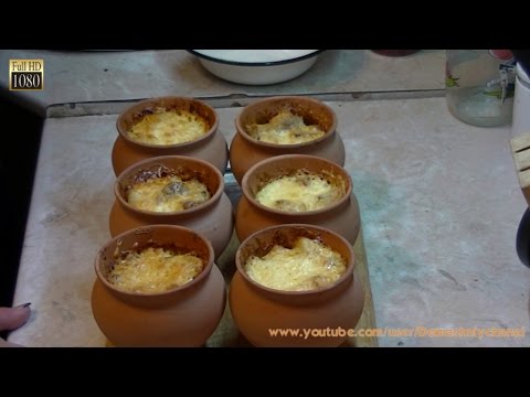 How to cook potatoes with mushrooms in the oven