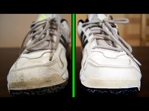 How to clean white sneakers