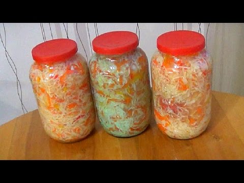 How to salt, ferment and pickle cabbage in jars for the winter