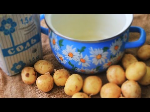 Comment éplucher rapidement une jeune pomme de terre