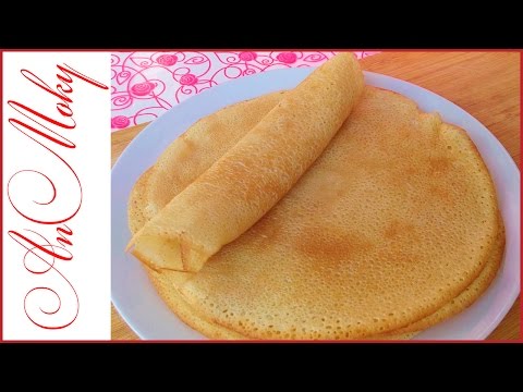 Comment faire des crêpes avec de l'eau minérale