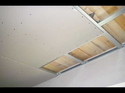 Comment faire un plafond de cloison sèche avec vos propres mains