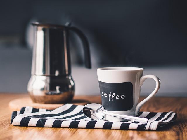 Photo de café dans une tasse