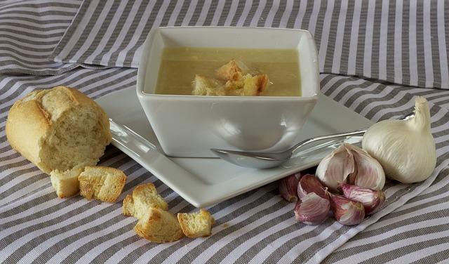 Photo d'une simple soupe