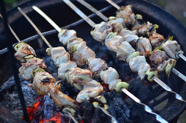 Brochettes de poulet barbecue