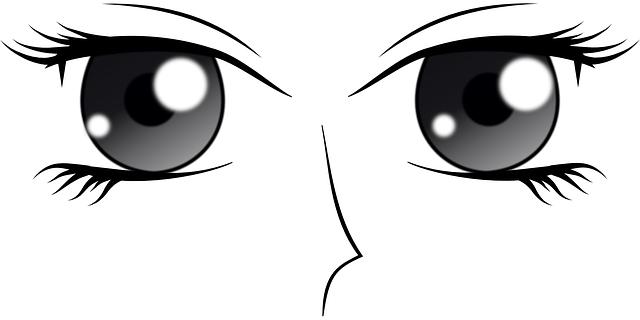 Yeux d'anime