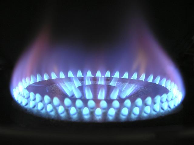 Flamme du four à gaz