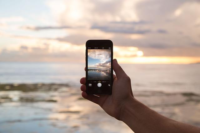 Belle photo au téléphone