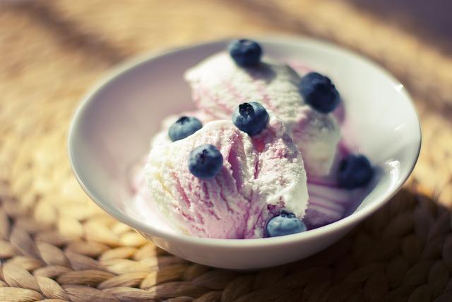 Boules de crème glacée