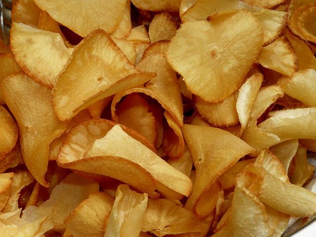 Deilige hjemmelagde chips