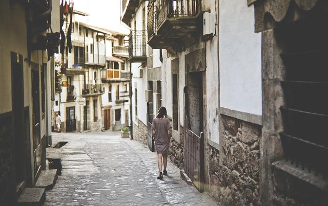 Rues d'une petite ville