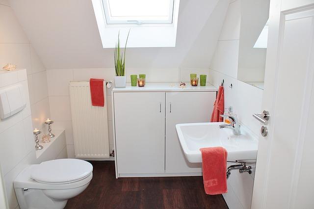 Small attic toilet