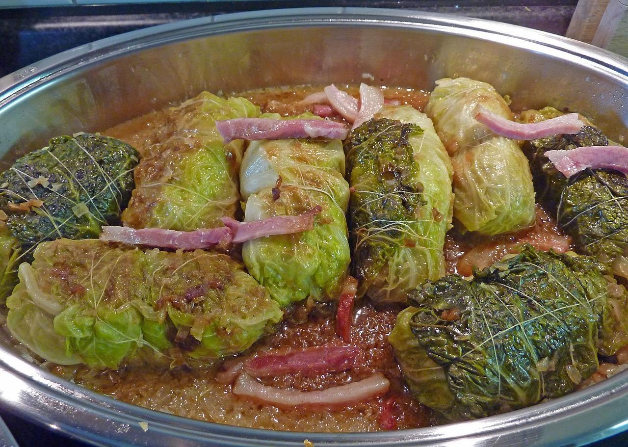 Cooking delicious lazy cabbage rolls