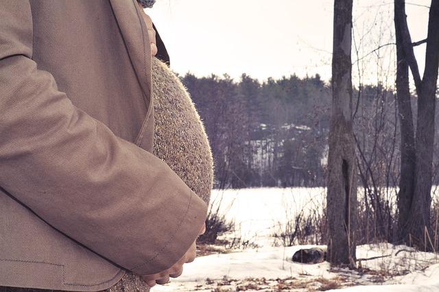 Foto af en gravid kvinde