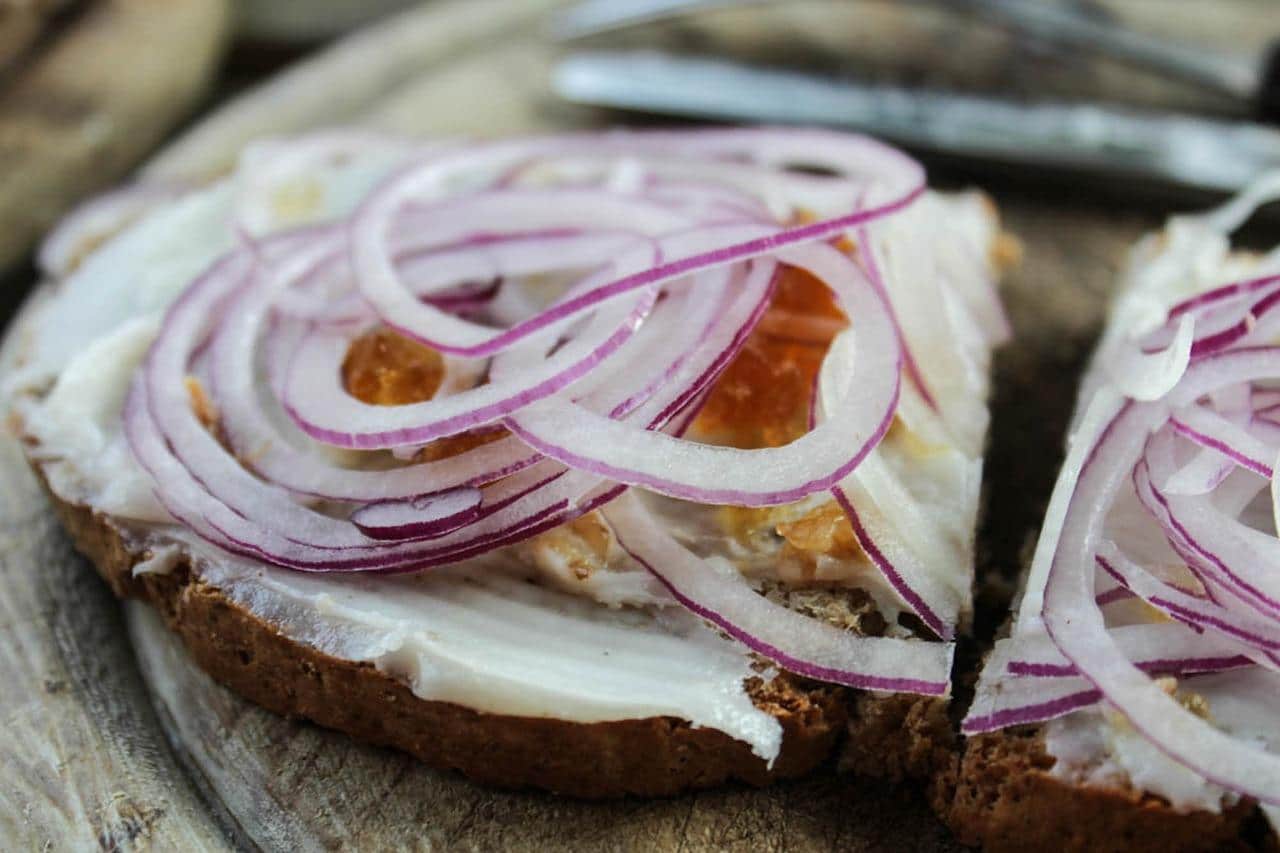 Ukusna domaća salata s lukom