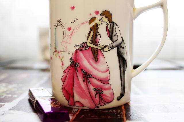 Belle tasse de concepteur