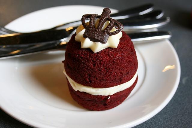 Photo of a chocolate cake for the New Year