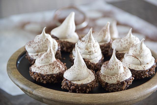 Photo of apple pie with meringue