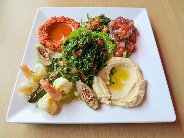 Reggeli hummus és falafel