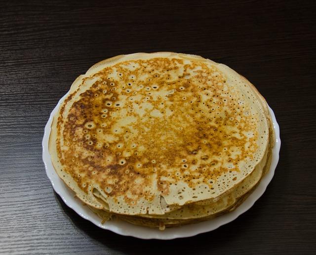 Photo de crêpes minces