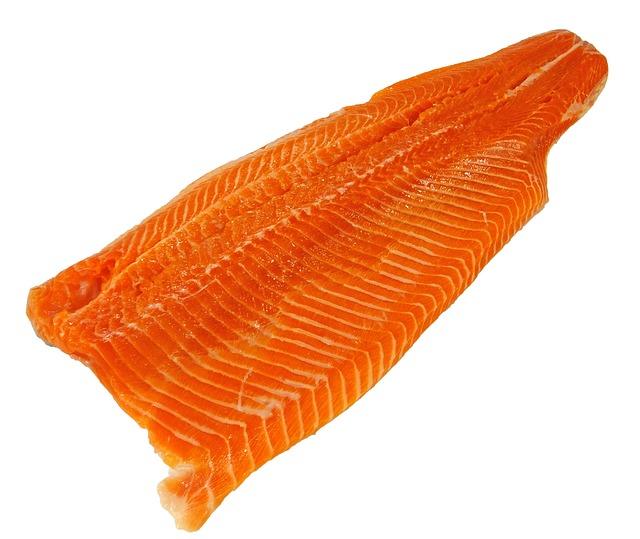 Whole red fish fillet