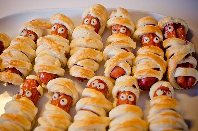 Photo de saucisses en pâte feuilletée