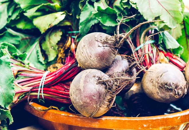 Beetroot with beetroot in a bowl