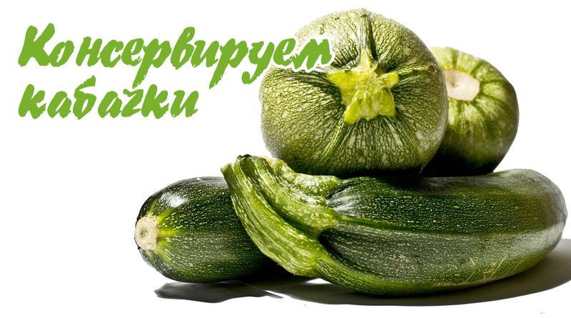 Sådan konserveres courgette til vinteren