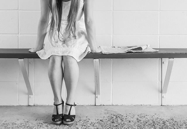 Girl on the bench