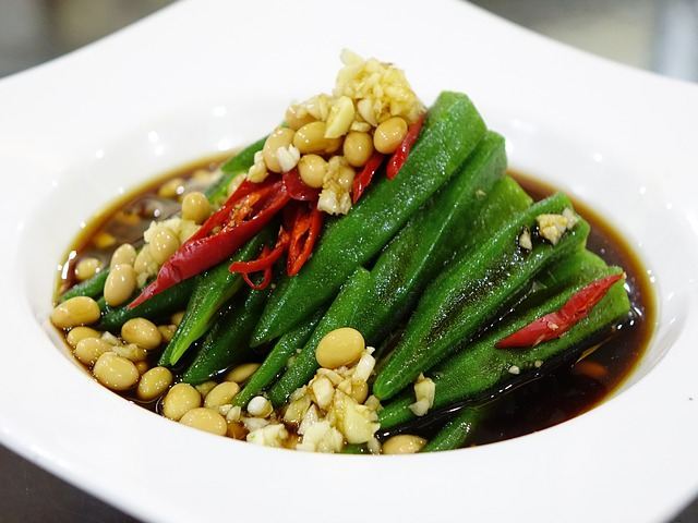 Haricots verts pour le plat principal