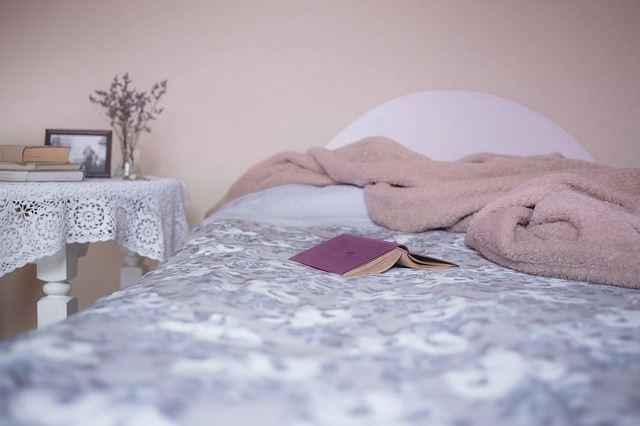 Photo of an old mattress