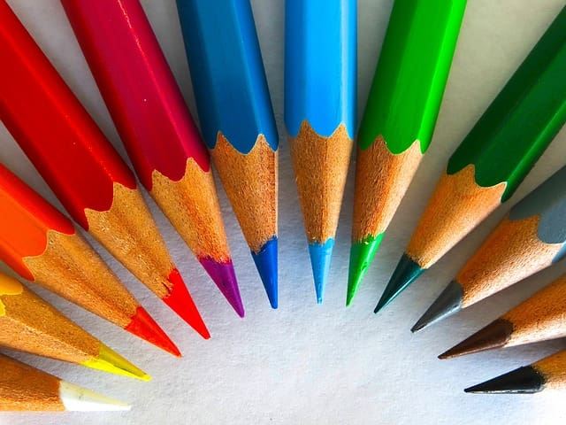 Photo of colored pencils