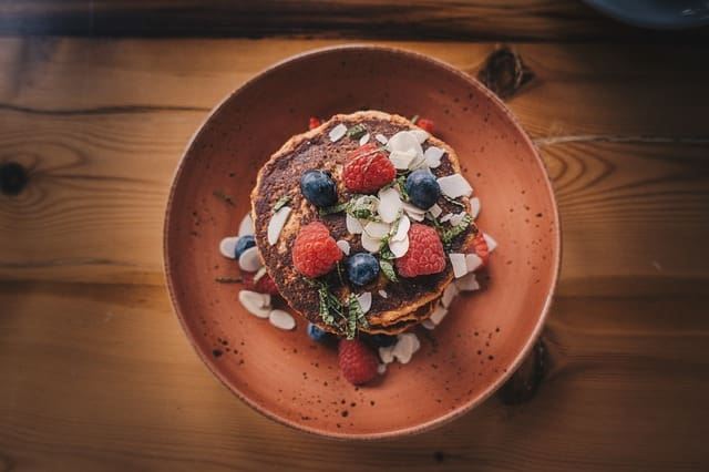 Pancake Dessert with Berries